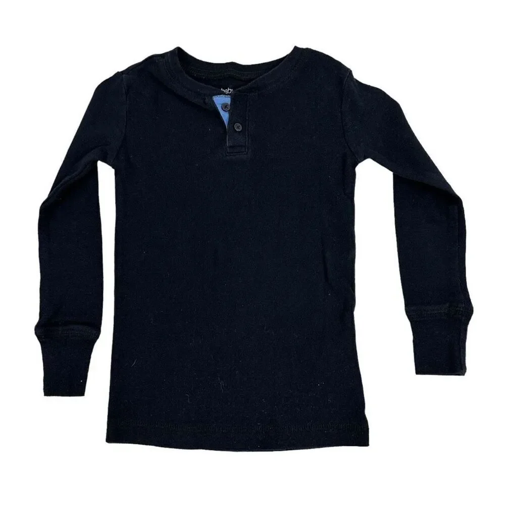 Baby Gap Navy Henley Tee size 4